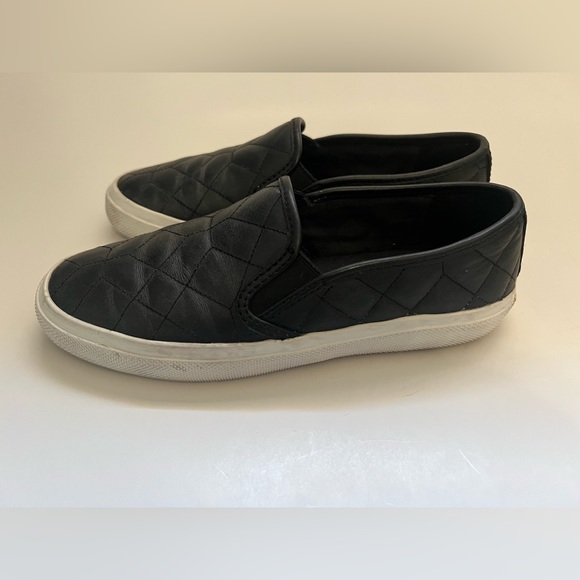 Coach Chrissy Black Quilted Sneaker - Picture 2 of 5